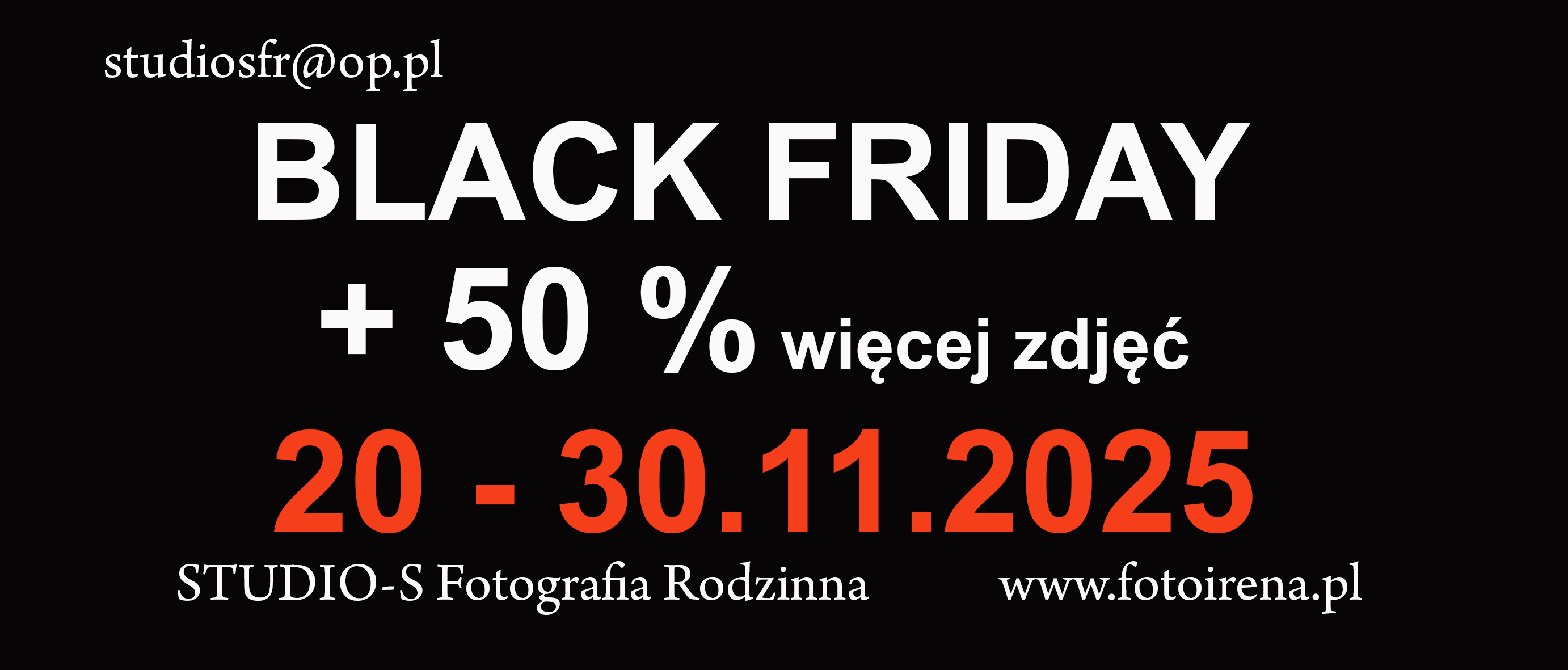 voucher na sesje w Studio-S Fotografia Rodzinna